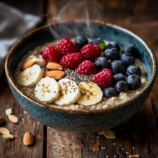 Oatmeal with Fruits and Nuts
