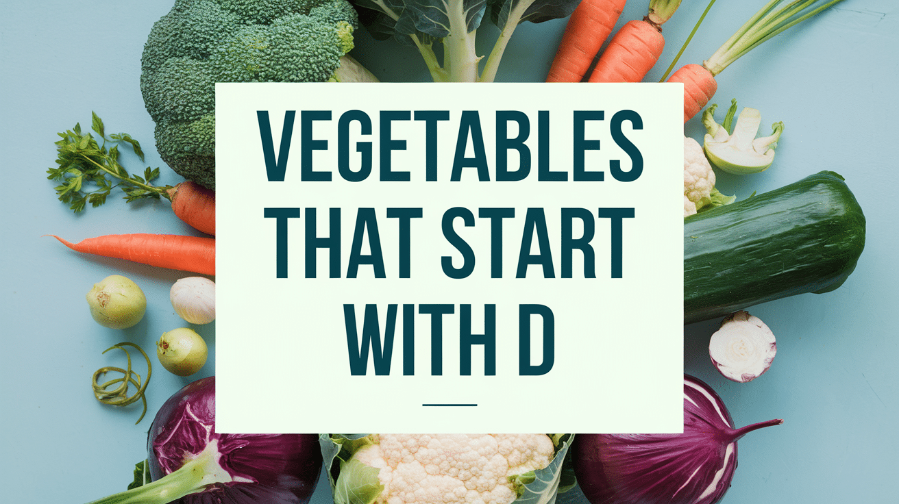 vegetables that start with d